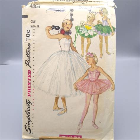 Vintage Sewing Pattern Simplicity Girls Depop