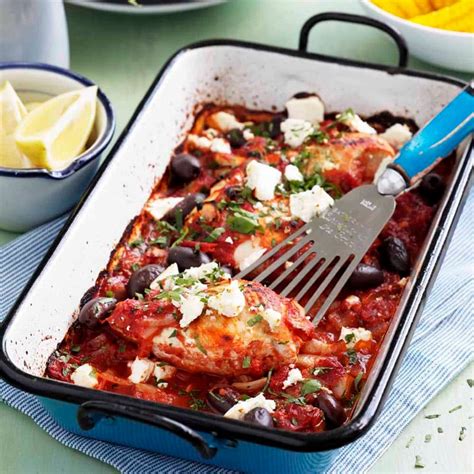 Baked Chicken And Feta Healthy Recipe Ww Australia