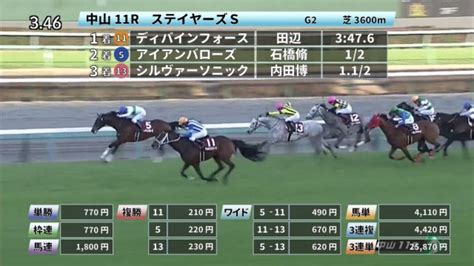 【124 ステイヤーズsほか】中山ダイジェストjraレース結果 競馬予想動画