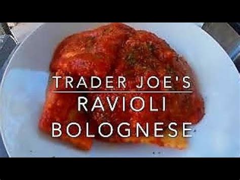 Trader Joe S Beef Bolognese Ravioli Review Youtube