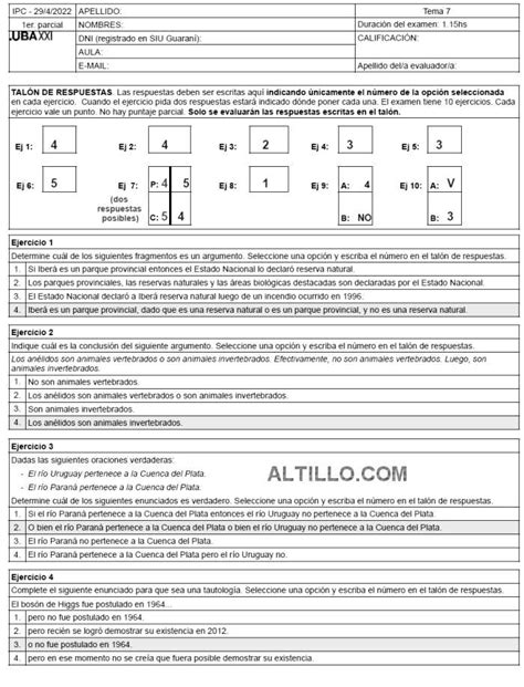 Parcial K Pensamiento Cient Fico Uba Xxi