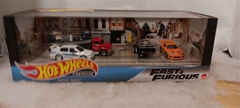 Hot Wheels Premium Fast And Furious Box Set Diorama Toyota Supra Dodge Charger Values MAVIN