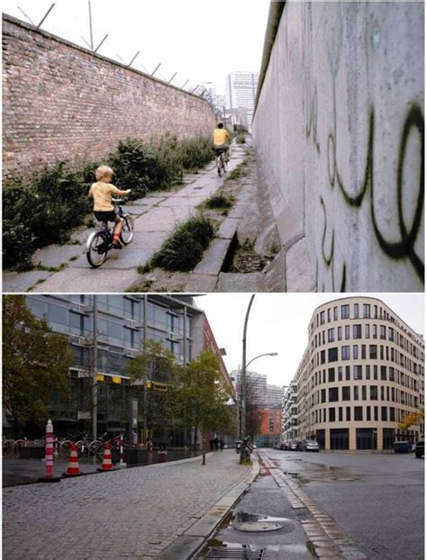 Berlin Wall anniversary: Now and then photos