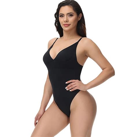 Sexy Slimming Bodysuit Tummy Control Thong Shapewear Backless Body