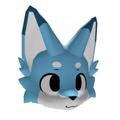 Cute Light Blue Kemono Fox Roblox Item Rolimon S