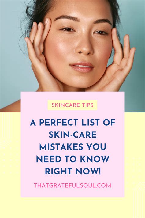 Masterlist Of Skincare Mistakes That You Should Stop Today Artofit