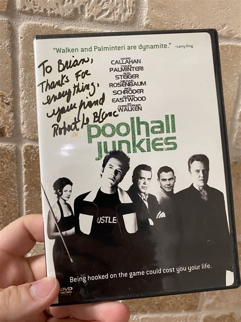 Poolhall Junkies DVD Signed By Robert Bob LeBlanc Collectible