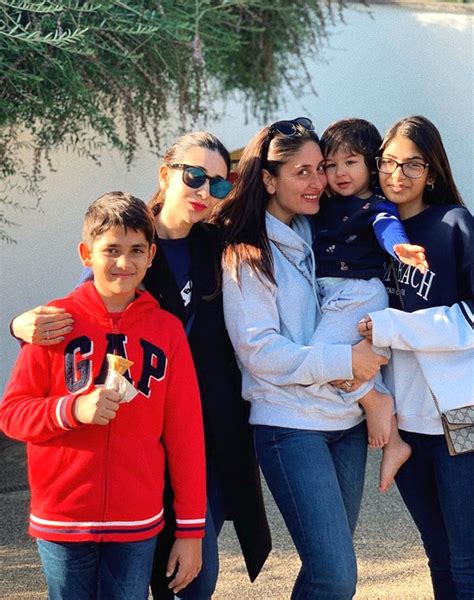 PHOTOS: Karisma Kapoor and her kids Samaira and Kiaan Raj join Kareena ...