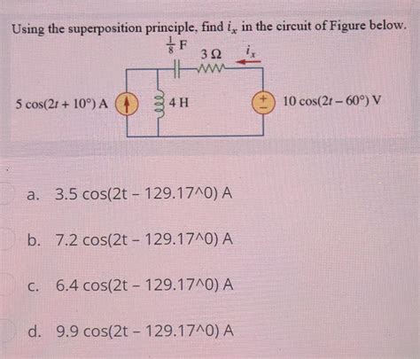 Solved Using The Superposition Principle Find Ix In The