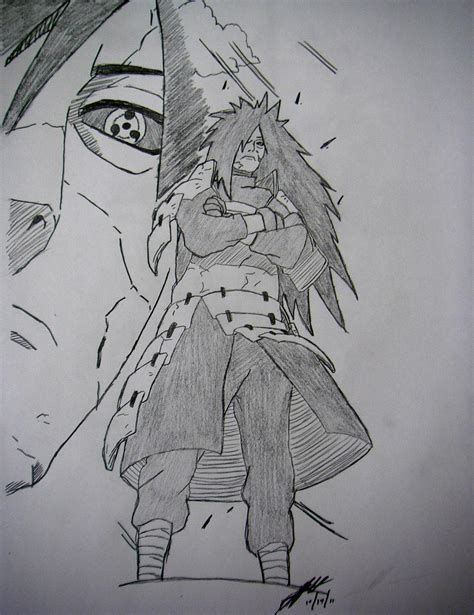 Madara Uchiha Drawing Art Drawing Skill