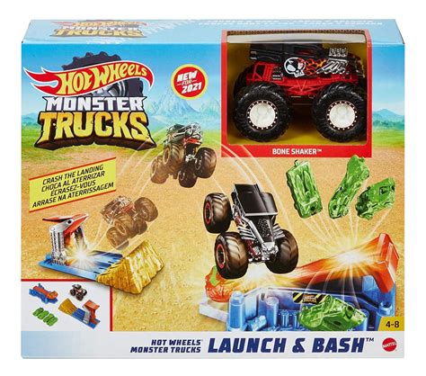 Monster Trucks Launch Y Bash Pista Hot Wheels Mattel Mercado Libre