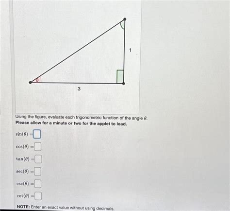 Solved Using The Figure Evaluate Each Trigonometric Chegg