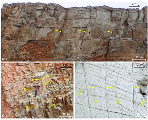 Tectonic Fractures In Outcrops A Fractures Are Developed With A Download Scientific Diagram