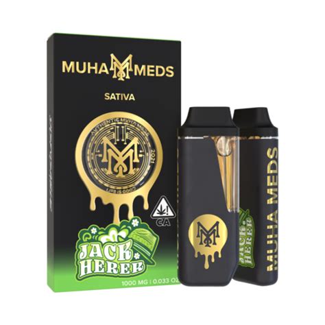 Muha Meds Jack Herer Sativa 2000mg Thc For Sale Muha Meds Usa