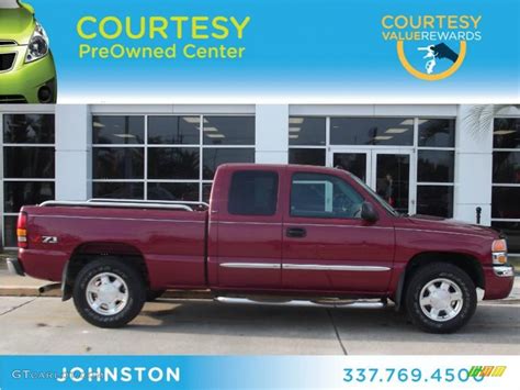 Sport Red Metallic Gmc Sierra Slt Extended Cab X