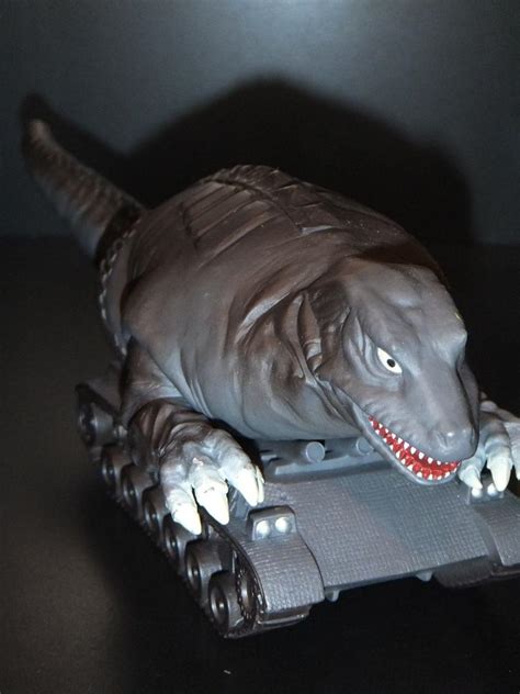 Ultraman Kaiju Monster Dino Tank 3x9 Soft Vinyl Figure 2002 Bandai S