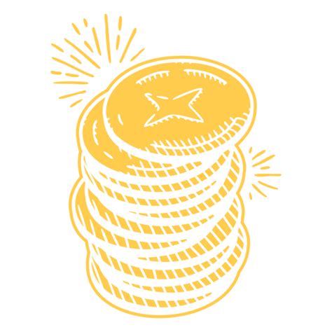 Diseño Png Y Svg De Icono De Negocio De Pila De Moneda De Dinero Para