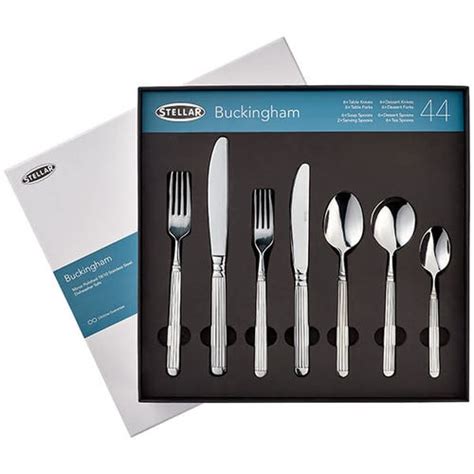 Stellar Buckingham 44 Piece Cutlery T Box Set Harts Of Stur