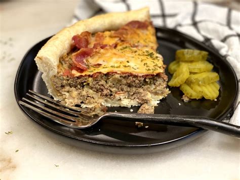 Delicious Bacon Cheeseburger Pie Recipe Coogans Kitchen