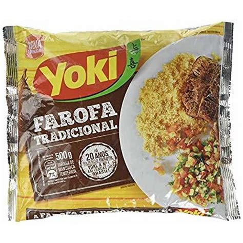 Yoki Seasoned Cassava Flour 8 81oz Farofa De Cassava Ready Seasoned