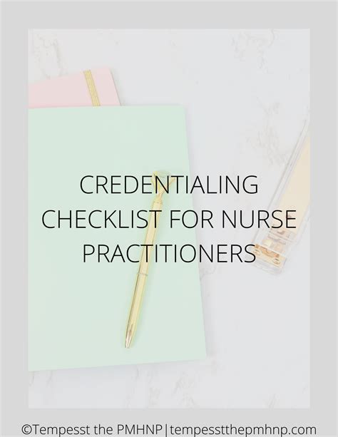 Credentialing Checklist For Nurse Practitioners