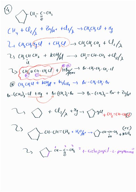 Química Orgánica Carbonilo Ejercicios arevalo 4 CH1 C CH3 Hy U2 2