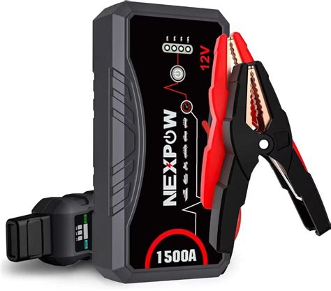 Nexpow Booster Batterie Voiture A Portable Jump Starter Jusqu