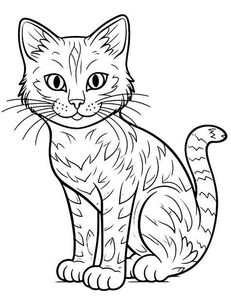 75 Cat Coloring Pages Fun Printable Sheets