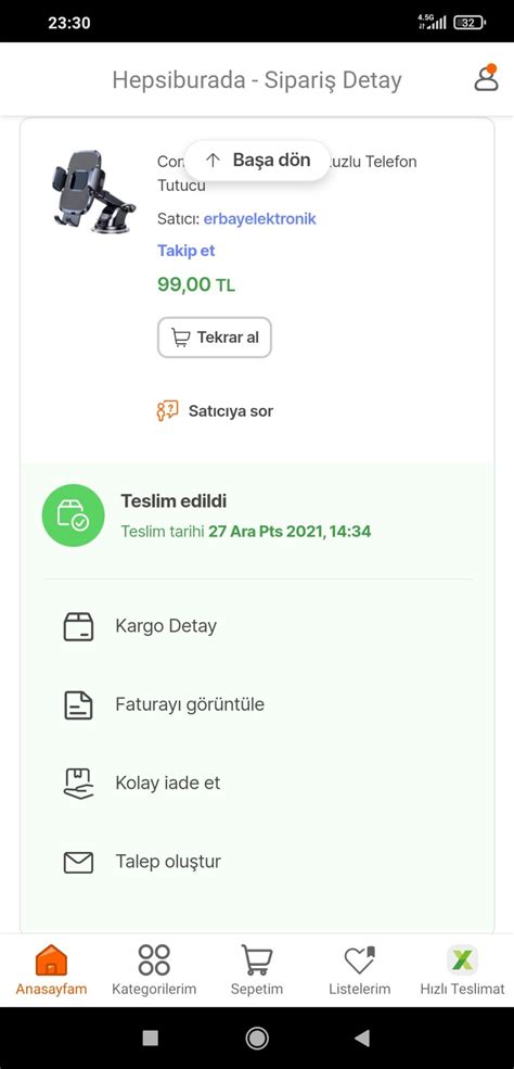 Hepsiburada Erbay Elektronik Ma Azas Ikayetvar