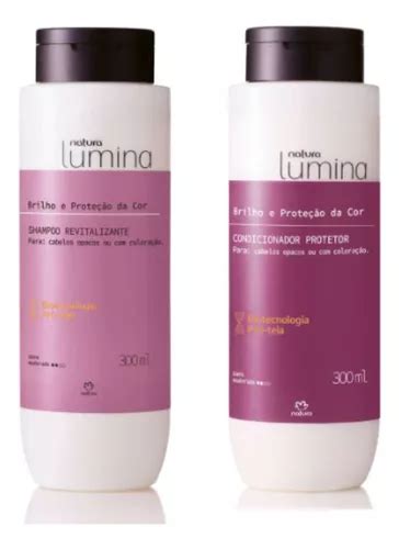 Natura Lumina Brilho E Proteção Da Cor Shampoo condicionador MercadoLivre