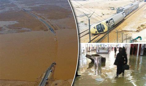 Freak Weather Strikes Saudi Arabia As Floods And Ice Blast Devastates