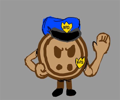 Button Police Officer - Drawception