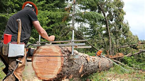 Amazing Chainsaw Mill Granberg Youtube