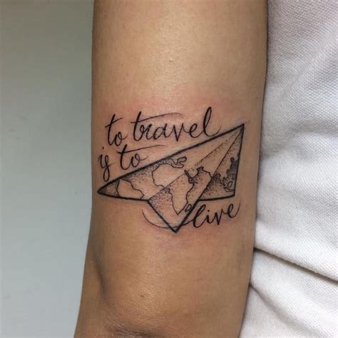 63 Crazily Stylish Travel Tattoos Ideas To Inspire The Wanderlust