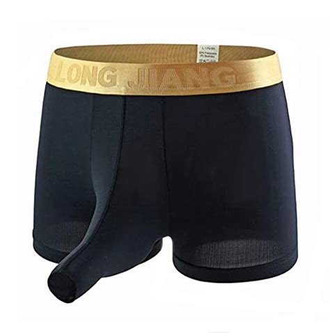 Un Brand Boxer Respirant En Soie Glac E Pour Homme Avec Nez D L Phant