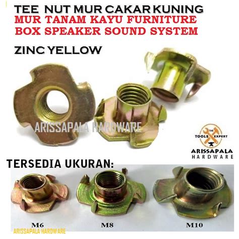 Jual Mur Tanam Baut Cakar Mur T Nut Tee Nut Baut Cakram Baut Tanam Kayu