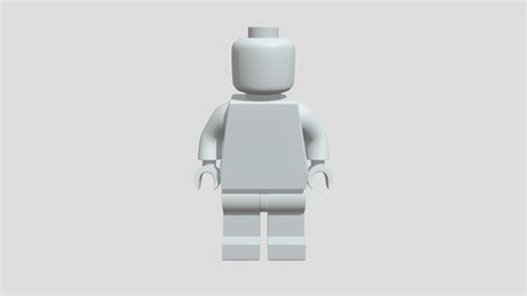 Lego Minifigure Download Free 3d Model By Ribbongibbon D87c009