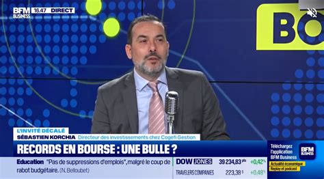 BFM Business Bourse Sébastien Korchia Cogefi