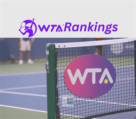 Latest WTA Rankings Current Women S Tennis Ranking Points System