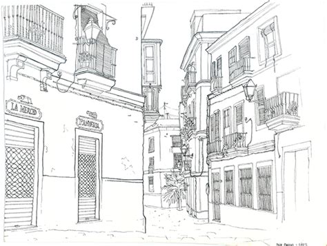 Two Drawings From Spain On Behance