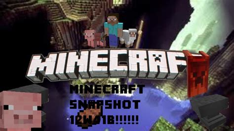 Minecraft Snapshot W B Anvils Youtube