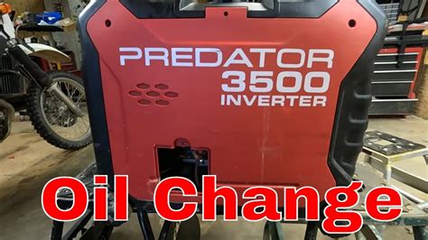 Predator Inverter Generator How To Change The Oil Quick Youtube