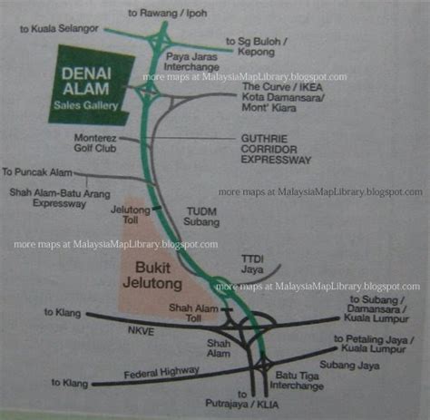 Malaysia Maps Library Map Of Denai Alam