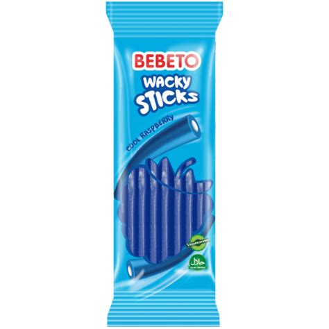 Bebeto Wacky Sticks Fizzy Blue Raspberry 160g We Get Any Stock