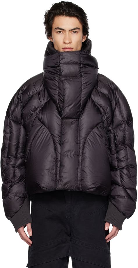 Blouson XM noir rembourré en duvet exclusif à SSENSE France Entire