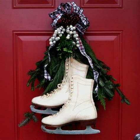 Decorating Using Old Ice Skates Holiday Decorating Ideas Old Ice