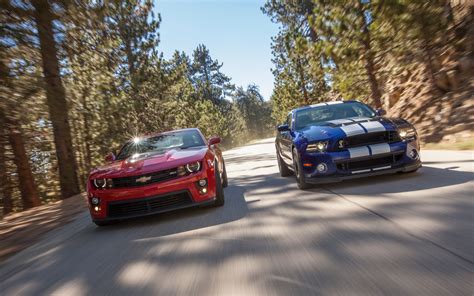 Chevrolet Camaro Zl Vs Ford Shelby Gt Motor Trend