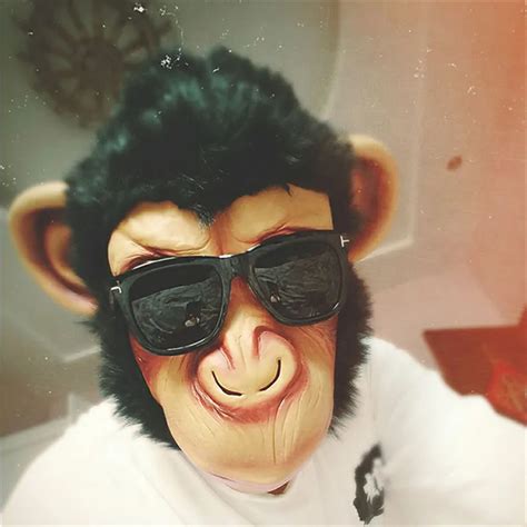 1pcs High Quality Monkey Head Mask Latex Giant Animals Head Halloween