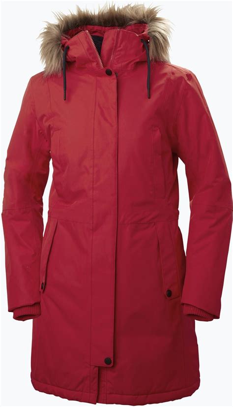 Helly Hansen Kurtka Zimowa Damska Mayen Parka Czerwona 53303162