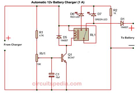 Car Battery Charger Circuit Diagram With Auto Cut Off Automo